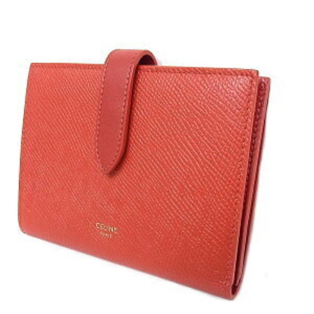 Celine Wallet Multi Function Wallet Hook Eye Leat… - image 1